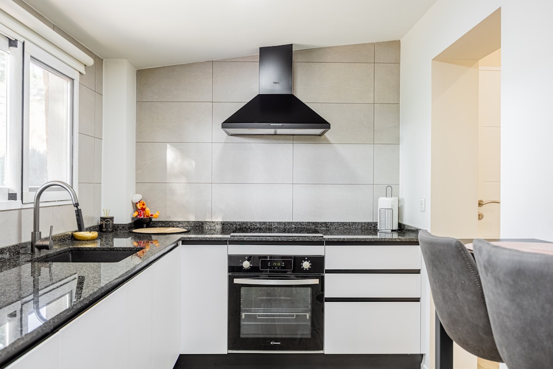 Modern white kitchen